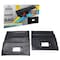 Nadex Coins Vinyl 7-Day Pack of Zippered Bank Deposit Cash and Coin Bags with Card Window Black NCB9-1002-BLK - alternate 3